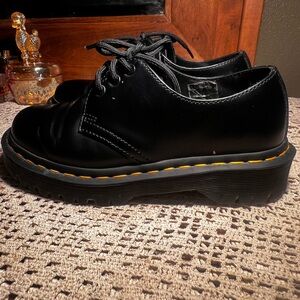 Dr. Martens Black Leather Shoes